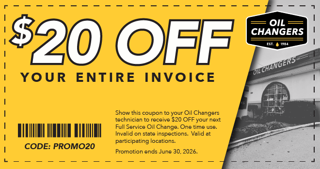 Oil Changers 20 Off Coupon Wallpaper 8k
